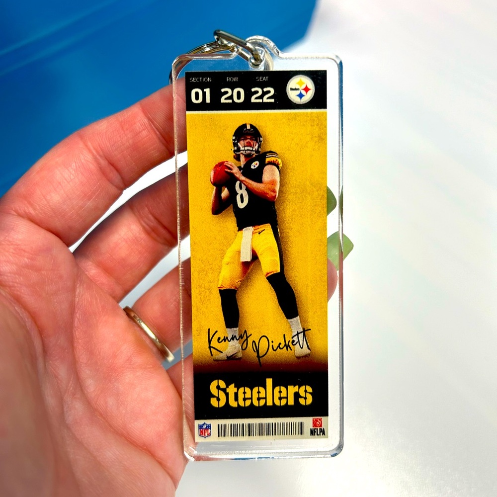Pittsburgh Steelers Kenny Pickett Keychain